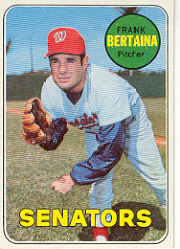 1969 Topps Baseball Cards      554     Frank Bertaina